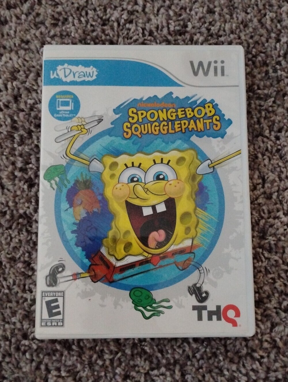 SpongeBob SquigglePants (Nintendo Wii) - Complete in Box (CIB)